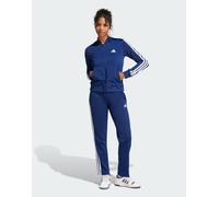 survêtement complet Costume Tracksuit FEMME Adidas 3-Stripes Blue Polyester