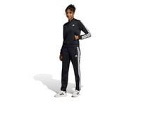 Survêtement adidas Essentials 3-Stripes noir blanc femme - L