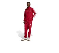 Adidas Sportswear Basic 3 Stripes Fleece Tracksuit Rouge S / Regular Homme