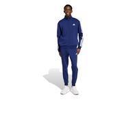 survêtement Complet Costume Tracksuit HOMME Adidas Basic 3-Stripes Fleece Blue