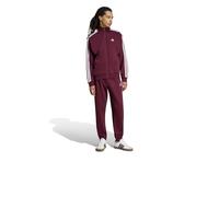 survêtement complet HOMME Adidas Basic 3-Stripes Fleece bordeaux blanc