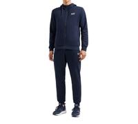 Emporio Armani EA7 - Survêtement de sport à capuche en coton - Homme - Sport - Bleu - Taille: XL