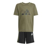 Adidas Train Essentials Camo Print Set Vert 3-4 Years Enfants