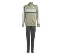 Adidas Seasonal Essentials Tiberio 3 Stripes Tricot Tracksuit Vert 9-10 Years Enfants