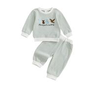 Survetement Enfant Garcon 2 Pièces Garçon Sweat Shirt Chemise Tops Et Pantalon Ensemble Décontractés Ensemble Chemise À Manches Longues avec Pantalon pour Enfants
