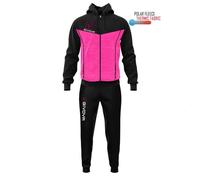 Survêtement enfant - GIVOVA - Visa - Rose fluo/black - Poches zippées - Tissu thermique 10-12 ans