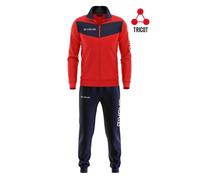 Survêtement enfant - GIVOVA - Visa - Rouge/Bleu marine - Manches longues - 100% polyester 4 ans