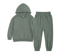 Survêtement enfant jogging garçon sport tout-petit enfant bébé fille garçon printemps hiver uni manches longues pantalon sweat à capuche costume ensemble garçon vêtements de sport survêtement été