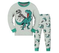 Survetement Enfant - Pyjama Deux pièces Manches Longues garçon Motif Dinosaures Doux Confortable idéal détente Nuit Maison école