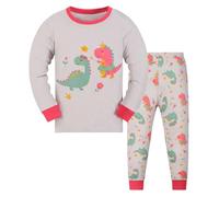 Survetement Enfant - Pyjama Deux pièces Manches Longues garçon Motif Dinosaures Doux Confortable idéal détente Nuit Maison école