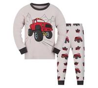 Survetement Enfant - Pyjama Deux pièces Manches Longues garçon Motif Dinosaures Doux Confortable idéal détente Nuit Maison école