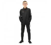 Survêtement enfant SOFTEE Team noir/blanc - 14 ans, jogging football 100% polyester 6 ans