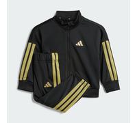 adidas Unisex Baby ESSENTIALS CLIMACOOL TRACKSUIT, Black/Gold Metallic, 6-9 Months