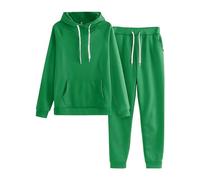 Survêtement Femme 2 Pièces Sweat à Capuche et Ample Pantalon Manches Longues Couleur Unie Survêtement avec Poches Grandes Tailles Sweat Hoodies et Pantalon Jogging
