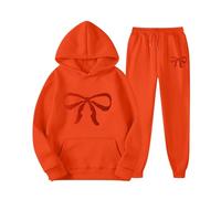 Survêtement Femme Ensemble, Sweat Hoodies À Manches Longues Et Pantalon De Jogging Ensemble De 2 Pièces, Loisirs Et Confortable, Sportswear Travail Élégant Couleur Unie Pour L'automne Et L'hiver