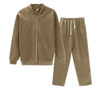 Survêtement Femme Ensemble, Veste Sweat Manches Longues Et Pantalon 2 Pièces, Baggy Et Surdimensionné, Vêtements Chaud Travail Élégant Couleur Unie Pour L'automne Et L'hiver