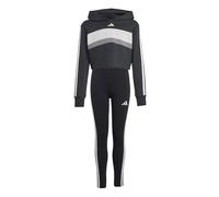 Adidas Survêtement fille Seasonal Essentials Tiberio 3 bandes Noir 9/10 ans