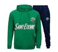 Survêtement Foot Enfant - Saint-Étienne - Sweat Et Pantalon - Vert Et Bleu (Taille 5-6 Ans,Couleur Vert)