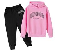 Survêtement Football enfants Ensembles-Rugby-Sport-Garçon Haut Coton Sweater Pullover Casual Vacances Sport Jogging 2 PC Ensemble Garçon avec Poche Pull Pour Garçons 6-13 Ans
