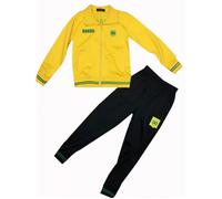 Survêtement Football Thème Brésil Enfant - Polyester- Taille 4 à 14 ans - - Jaune 14 ans