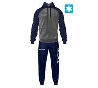 Survêtement Givova Italia 103 - Gris - Homme - Football - Fleece 15% Coton - 85% Polyester L