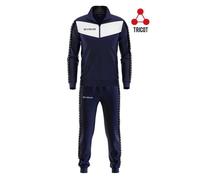 Survêtement - Givova - Visa - Bleu/Blanc - Manches longues - 100% Polyester Triacétate S