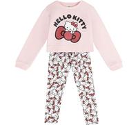 Survêtement Hello Kitty en coton pour enfants, ensemble confortable et doux pour un usage quotidien | Vêtements de sport pour enfants Hello Kitty