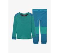 Survêtement Helly Hansen LIFA Merino vert turquoise bleu enfant - 1