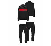 Survêtement homewear homme en coton full zip AC MILAN produit officiel art. F10 2025, Noir , XL