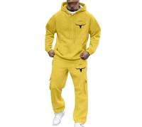 Survêtement Homme 2 Pièces Y2K - Sweat à Capuche et Pantalon Baggy Ample, Tenue Streetwear Décontractée pour Un Style Loisirs Moderne