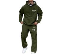 Survêtement Homme 2 Pièces Y2K - Sweat à Capuche et Pantalon Baggy Ample, Tenue Streetwear Décontractée pour Un Style Loisirs Moderne