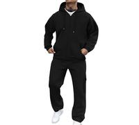 Survêtement Homme À Capuche, Jogging Ensemble Homme 2 Pièces Sweat Pull Et Pantalon Jogging, Manches Longues, Ample Et Confortable, Combinaison De Sports Pour Joggings Et Gym Élégant