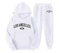 Survetement Homme Ensemble Training Complet Ensemble Hoodie, avec Poche Kangourou Cordon Serrage À Taille Grandes Ample Pantalons Couleur Unie Gym Sportswear De Couple Tous Les Jours Mi Saison