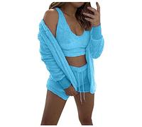 Survêtement imprimé pour femme - Costume de sport pour femme en coton confortable - Ensemble d'entraînement à manches longues - Grande taille - Vêtements de sport décontractés - Ensemble de 2 pièces