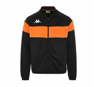 Survêtement Kappa Dacone pour Homme - Coupe slim - Manches longues - Noir et orange L