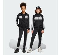 Adidas Seasonal Essentials Tiberio 3 Stripes Tricot Tracksuit Noir 11-12 Years Enfants