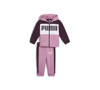 PUMA Survêtement 'Minicats Colorblock Jogger Fl' mûre / rose / rose / blanc, Taille 74
