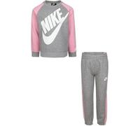 Nike Sportswear Survêtement 'FUTURA' gris chiné / rose / blanc, Taille 116-122