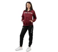 Survêtement polaire femme Givova One - granada/black - Taille L - Multisport - Rouge XXXL