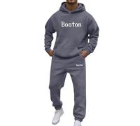 Survêtement pour enfant garçon 140 cm élégant pour les occasions décontractées | Coupe ample avec design imprimé lettres, parfait pour l'hiver, combinable avec des t-shirts, gilet élégant pour homme