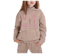 Survêtement pour Filles Ensemble de Sport Fille Costume Street Dance Outfit Automne et Hiver Joggers Sweat Capuche Legging Costumne