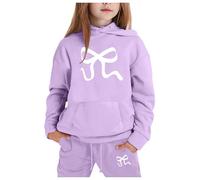 Survêtement pour filles Ensemble de sport fille Ensembles Enfant Unisex Jogging Fitness Yoga Streetwear Sweatshirt+Pantalon Tenue Running