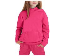 Survêtement pour Filles Veste Pantalons Sweat-Shirt Encapuchonné Pull Pantalon Capuche Plaine Top Bottoms Jogging Costume Enfant Fille Ensemble Vêtement d'automne Printemps