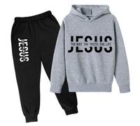 Survêtement pour Filles Vêtements Mode Ados Maillots de Enfants Costume Street Dance Outfit Jogging Fitness Yoga Streetwear Sweat Capuche et Legging Sport Cadeau Fille 7-16 Ans
