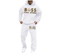 Survêtement pour homme - Motif tendance - 2 pièces - Hip Hop Y2K Streetwear - Sweat à capuche + pantalon de jogging - Ensemble de loisirs - Ensemble sweat à capuche élégant, F2, 3XL
