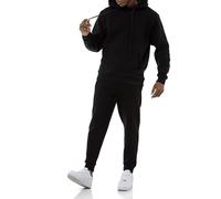 Survêtement pour homme Red Bridge, ensemble de jogging, sweat à capuche et pantalon, coupe ample premium, Noir , XL