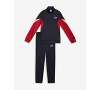 Survêtement Puma Essential Block Poly Suit B noir rouge blanc - 152