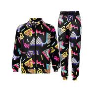 Survêtement rétro des années 80, survêtements pour hommes des années 90, 2 pièces veste et pantalon,ensembles de costumes de jogging pour hommes, tenue des années 90,survêtements pour hommes et femmes