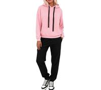 Survetement Sport Femme Survetêment Manches Longues Pantalon Large De Jogging Loungewear Femmes Set Décontracté Baggy Sportwear Y2k Sweats Capuche Pour concert plein air, parc thème