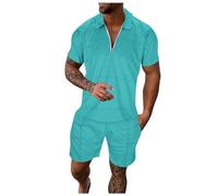 Survetement Tisse Ensemble Jogging Bleu Homme SurvêTement XXL Homme Ensemble Boheme Chic Homme Vetement pour Homme Mariage Tenue Trail été Homme Ensemble Combinaison Ski Homme Ensemble Costume